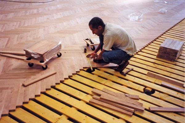 parquet pour salles de sport